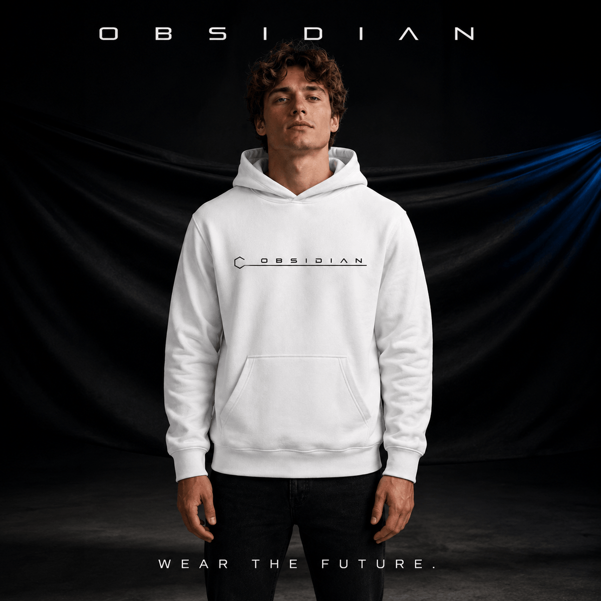 Obsidian Core Hoodie Arctic White