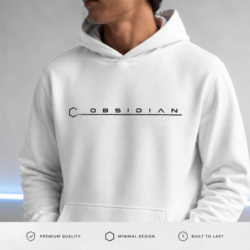 Obsidian Core Hoodie Arctic White
