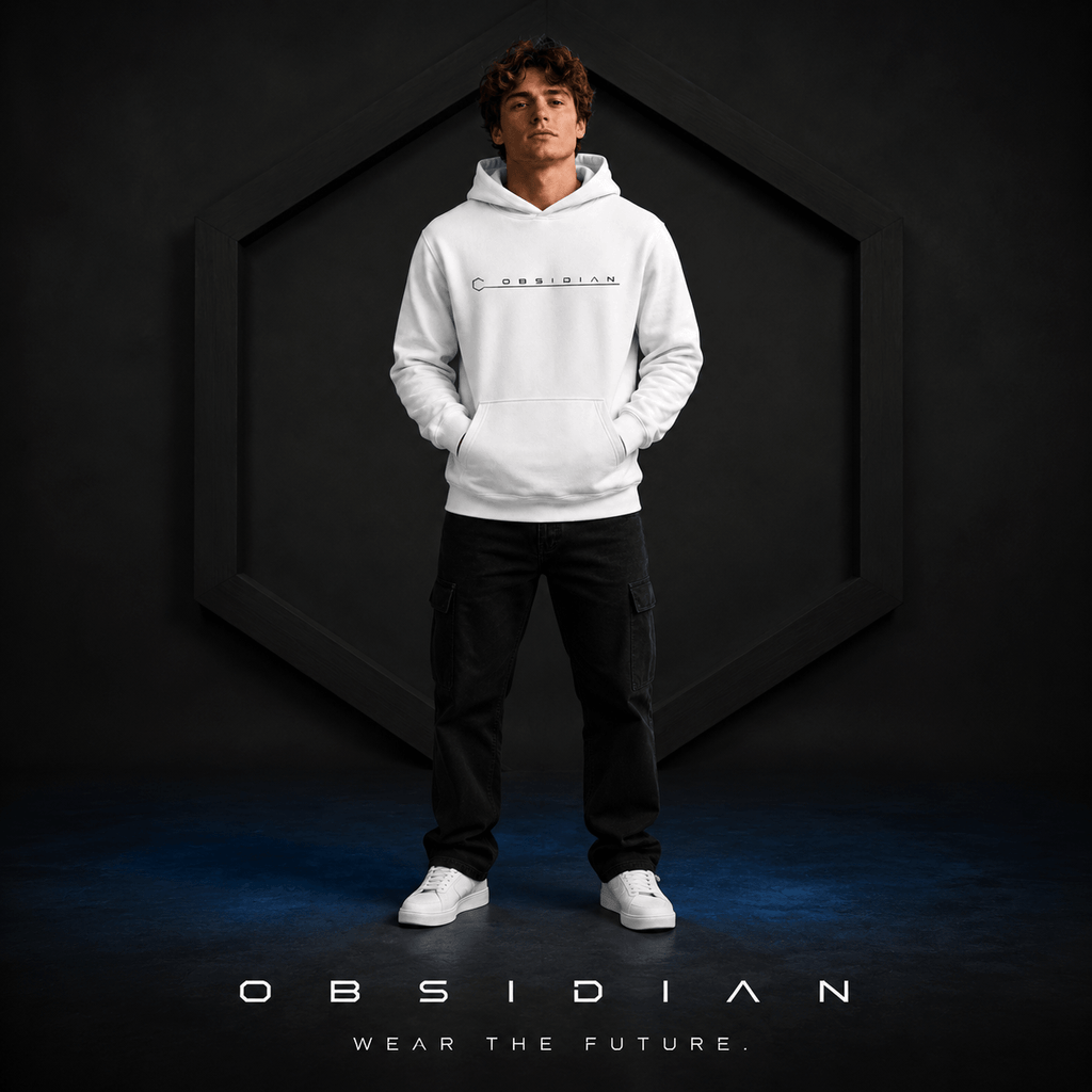 Obsidian Core Hoodie Arctic White