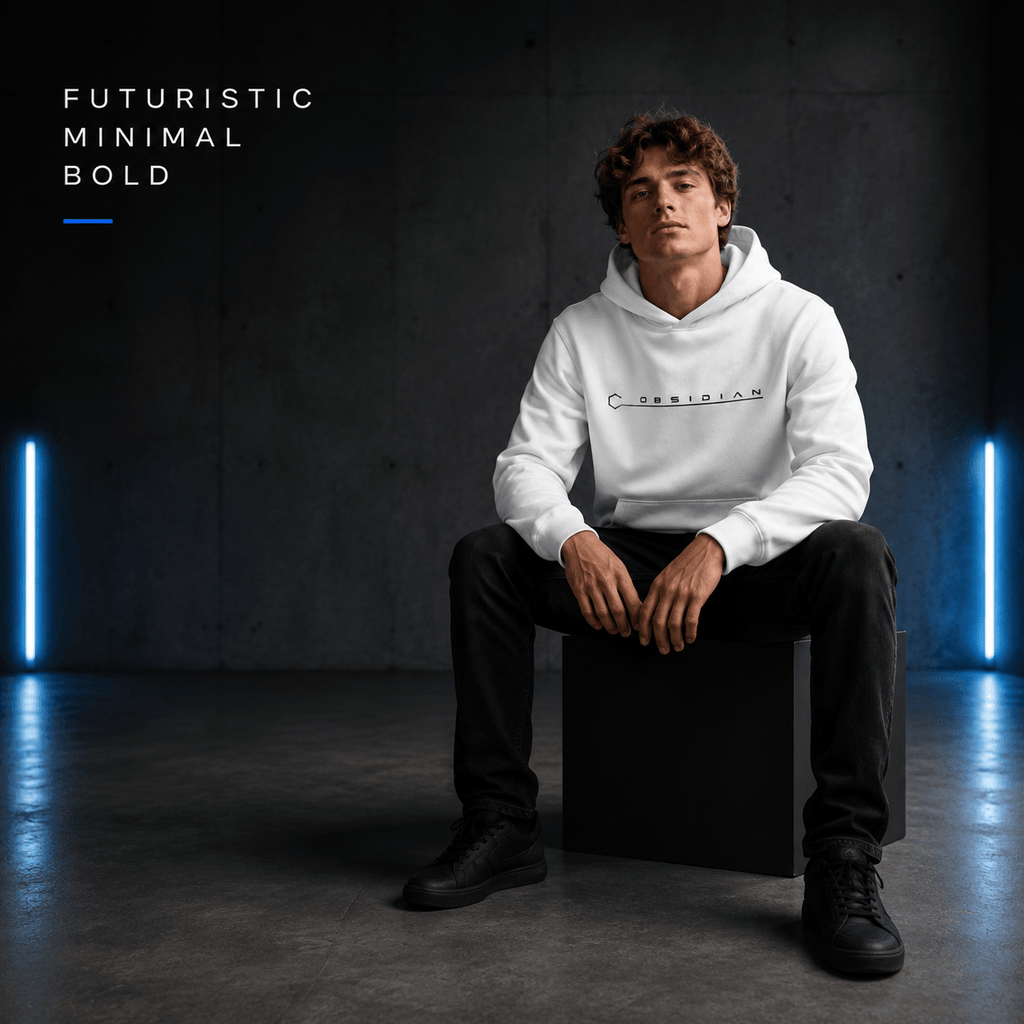 Obsidian Core Hoodie Arctic White