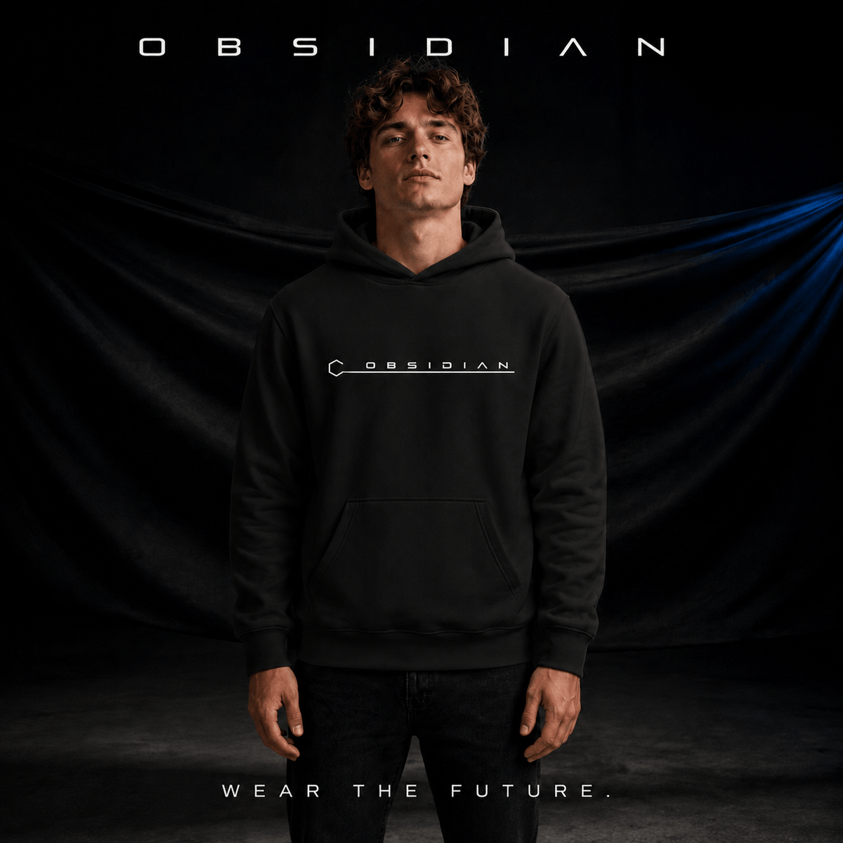 Obsidian Core Hoodie Onyx Black