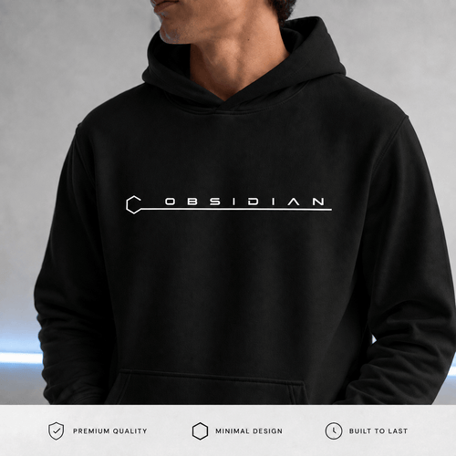 Obsidian Core Hoodie Onyx Black