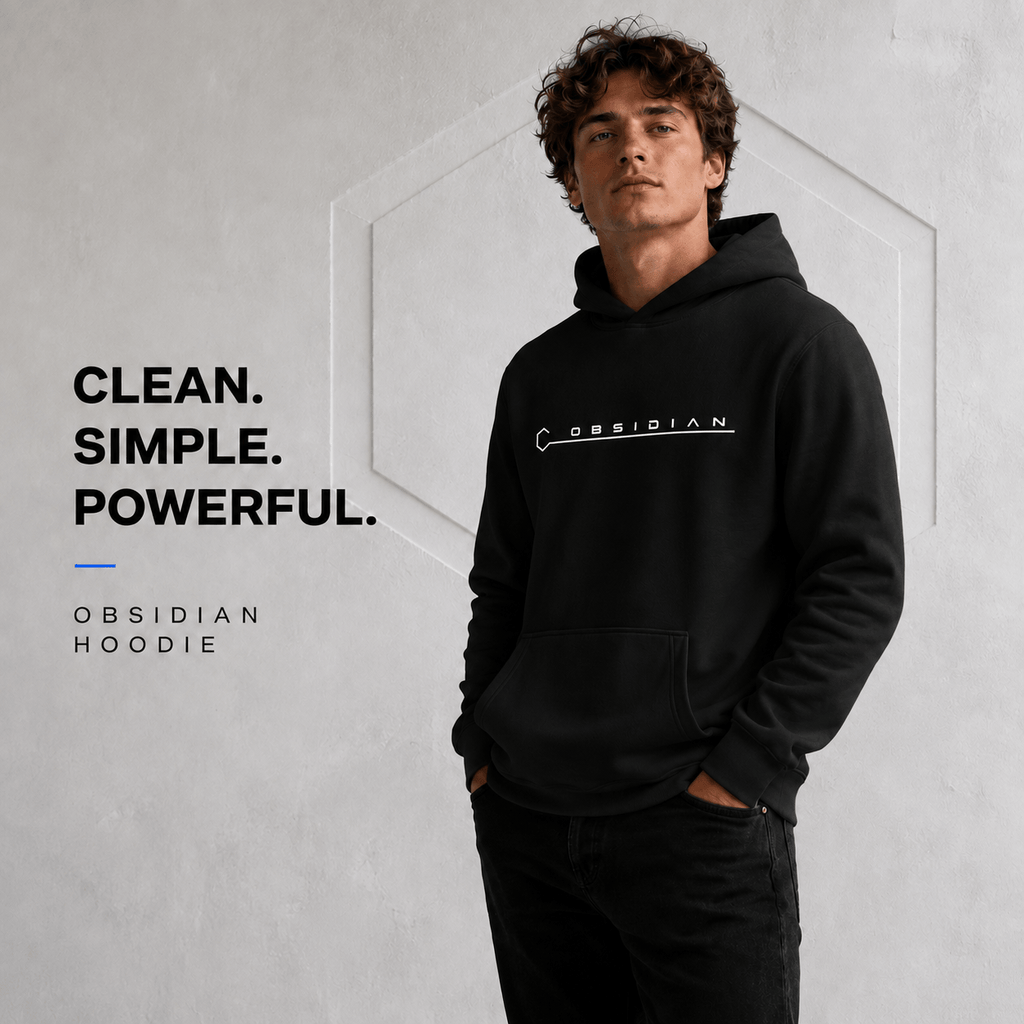 Obsidian Core Hoodie Onyx Black