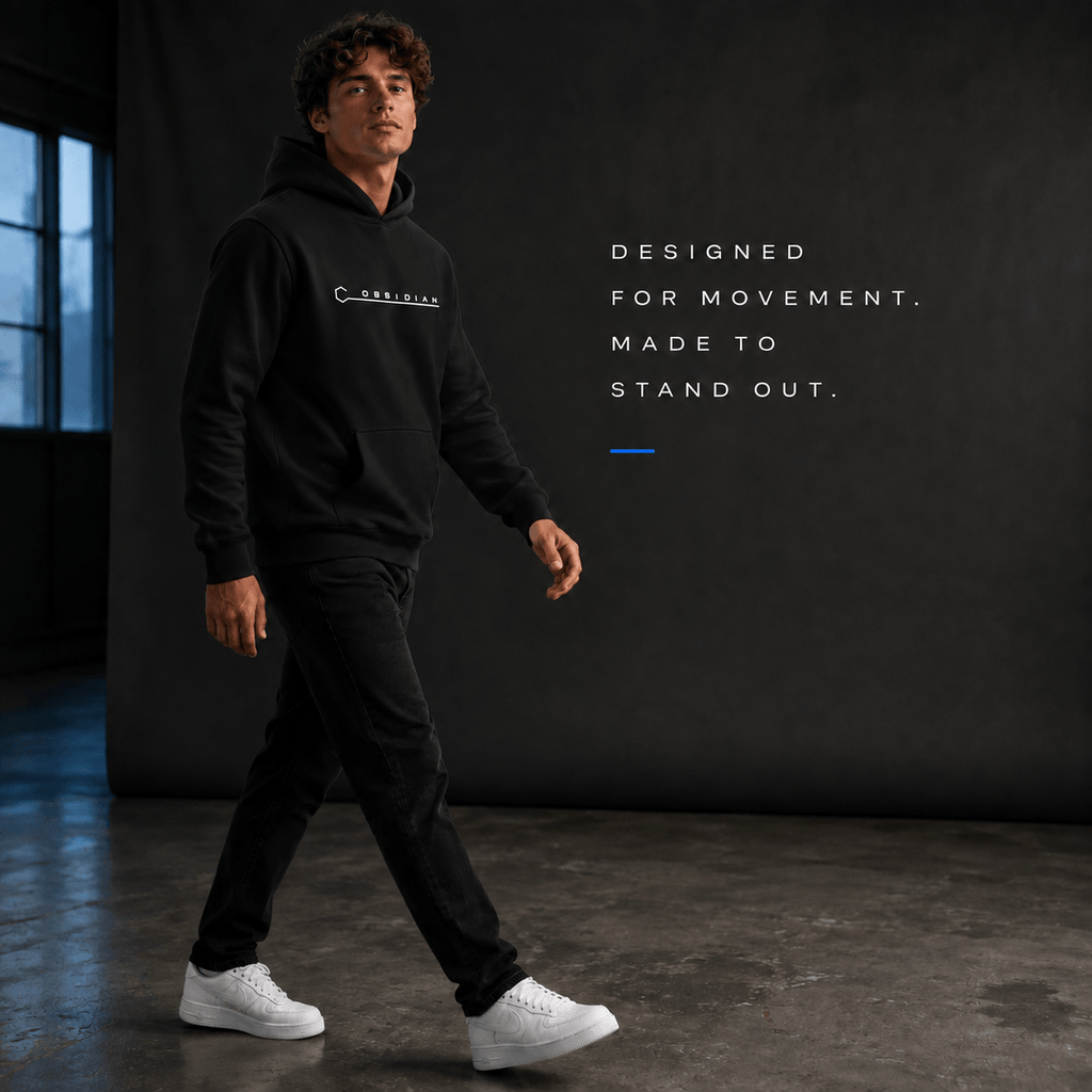 Obsidian Core Hoodie Onyx Black