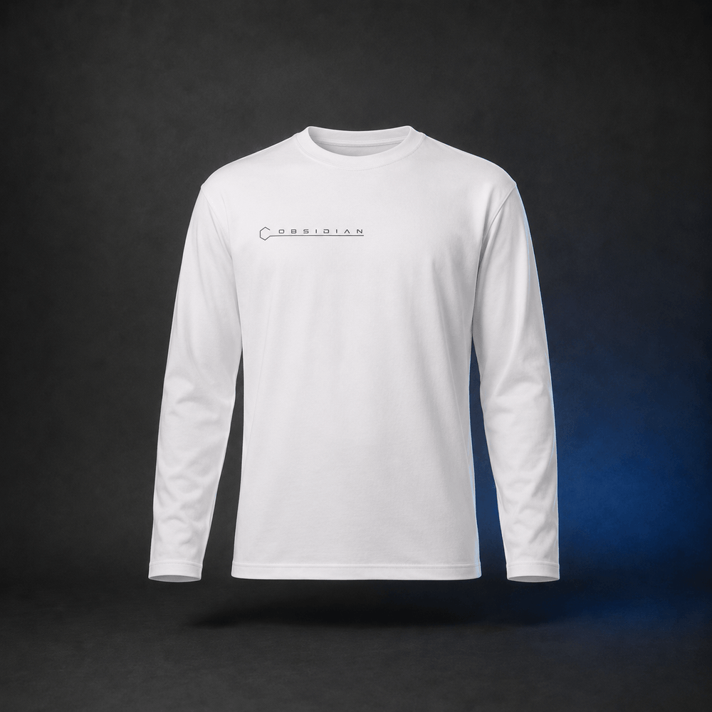 Obsidian Signature Long Sleeve White