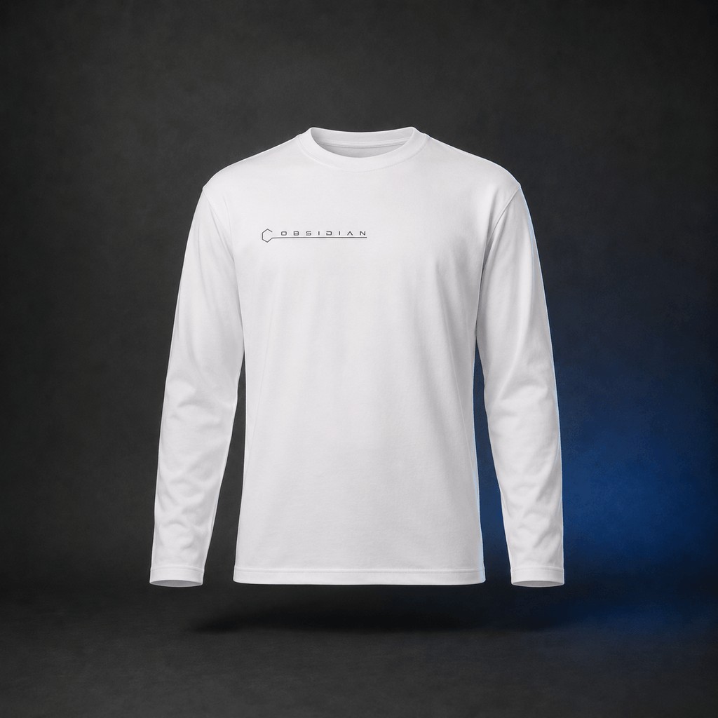 Obsidian Signature Long Sleeve White