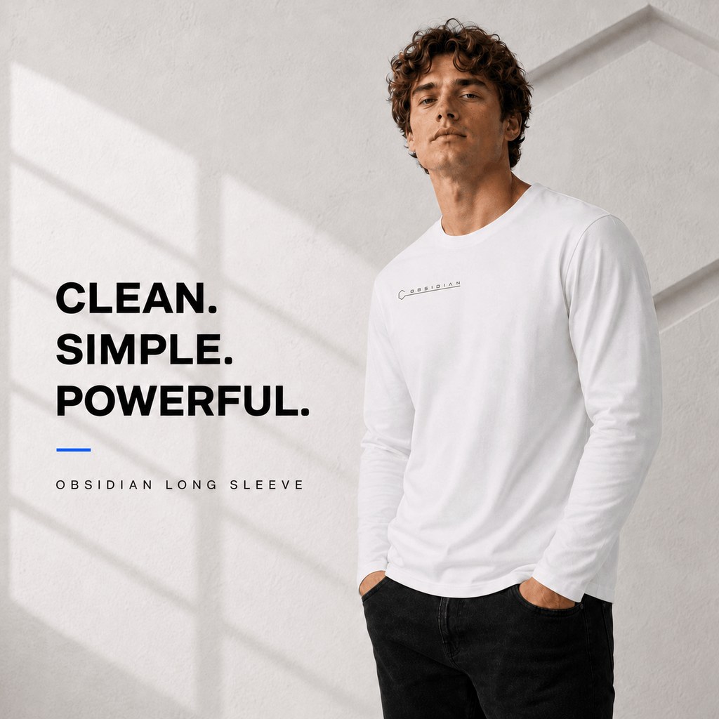 Obsidian Signature Long Sleeve White