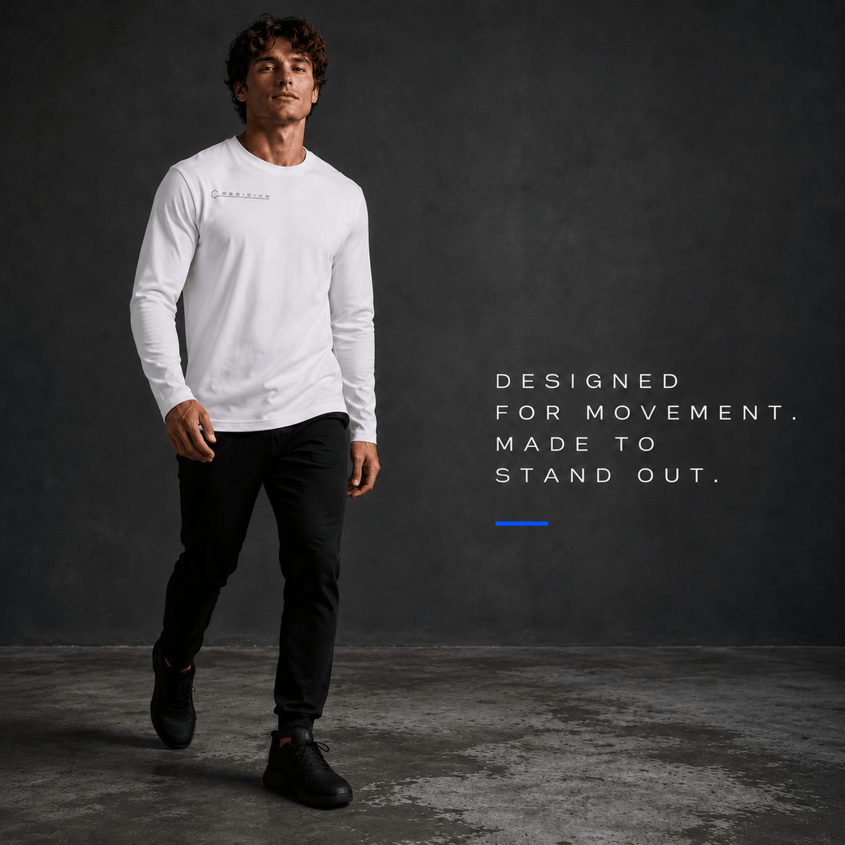 Obsidian Signature Long Sleeve White
