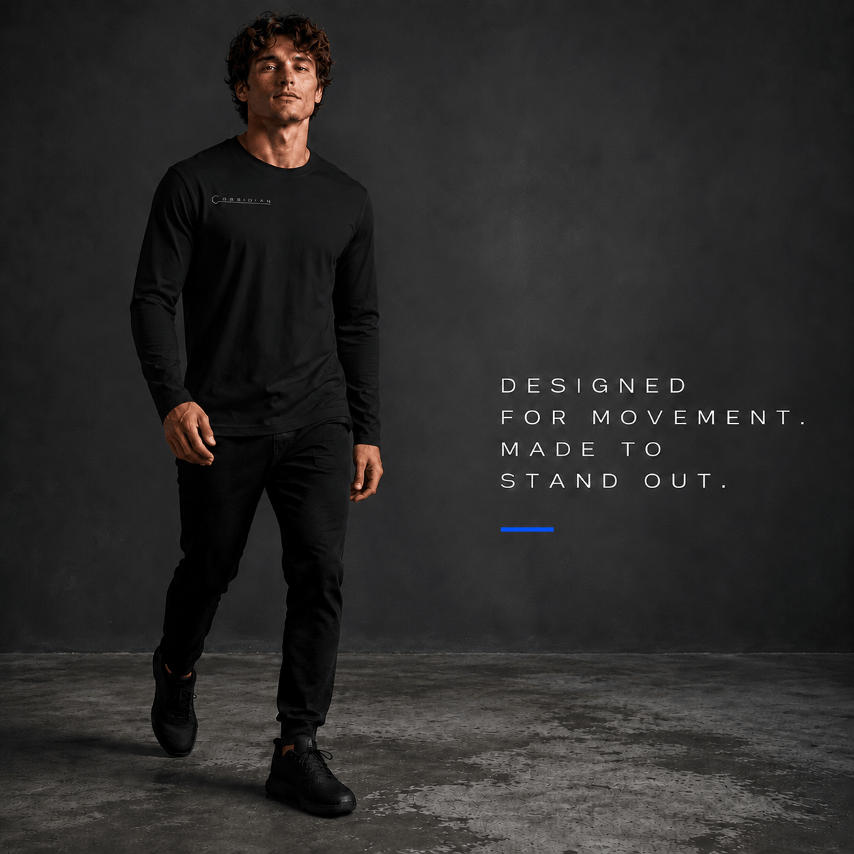 Obsidian Signature Long Sleeve Black